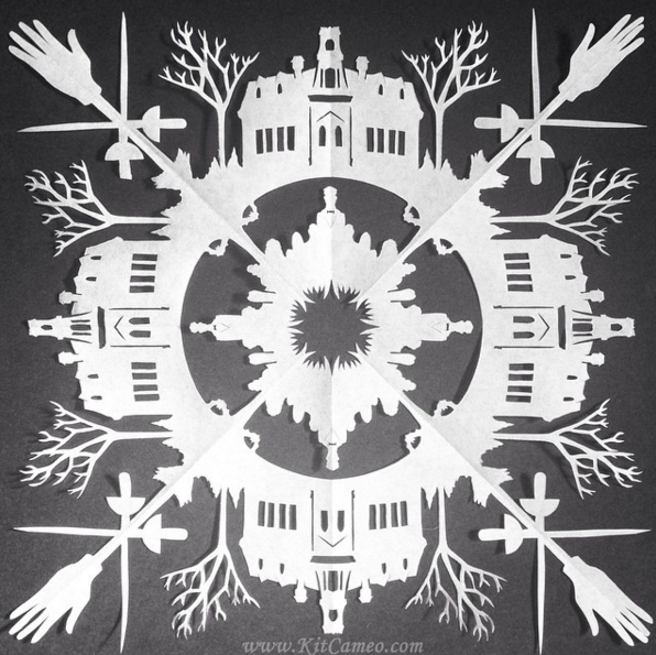 Addams Family Snowflake. 