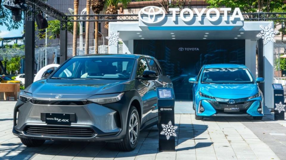 Toyota碳中和品牌形象館在2022新北歡樂耶誕城市民廣場展出。(圖片來源/ Toyota)
