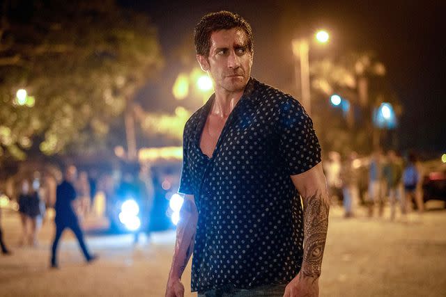 <p>Amazon Prime Video / Courtesy Everett Collection</p> Jake Gyllenhaal in 'Road House'