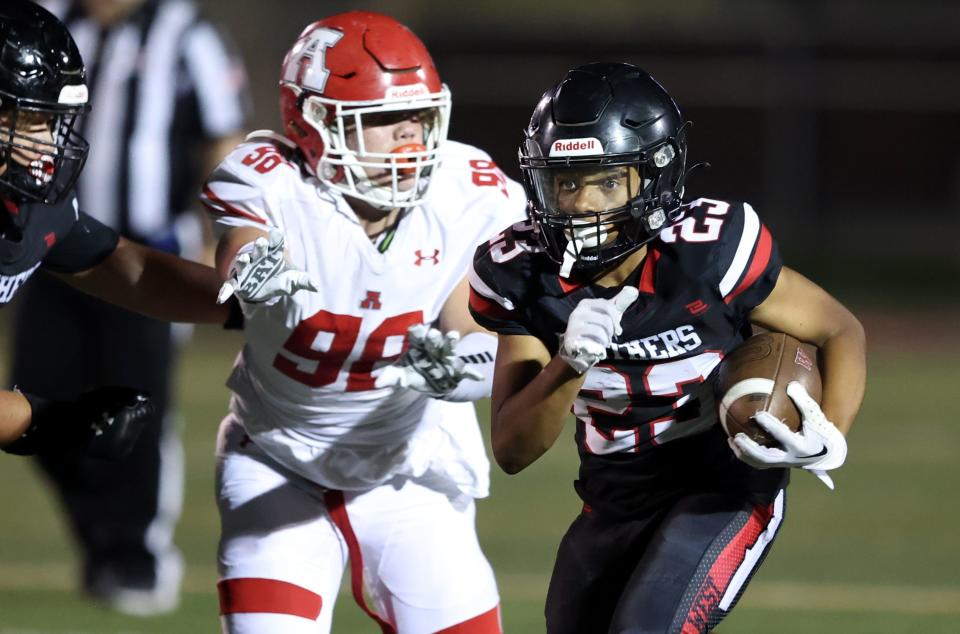 West and American Fork play in Salt Lake City on Friday, Aug. 25, 2023. AF won 45-21. | Scott G Winterton, Deseret News