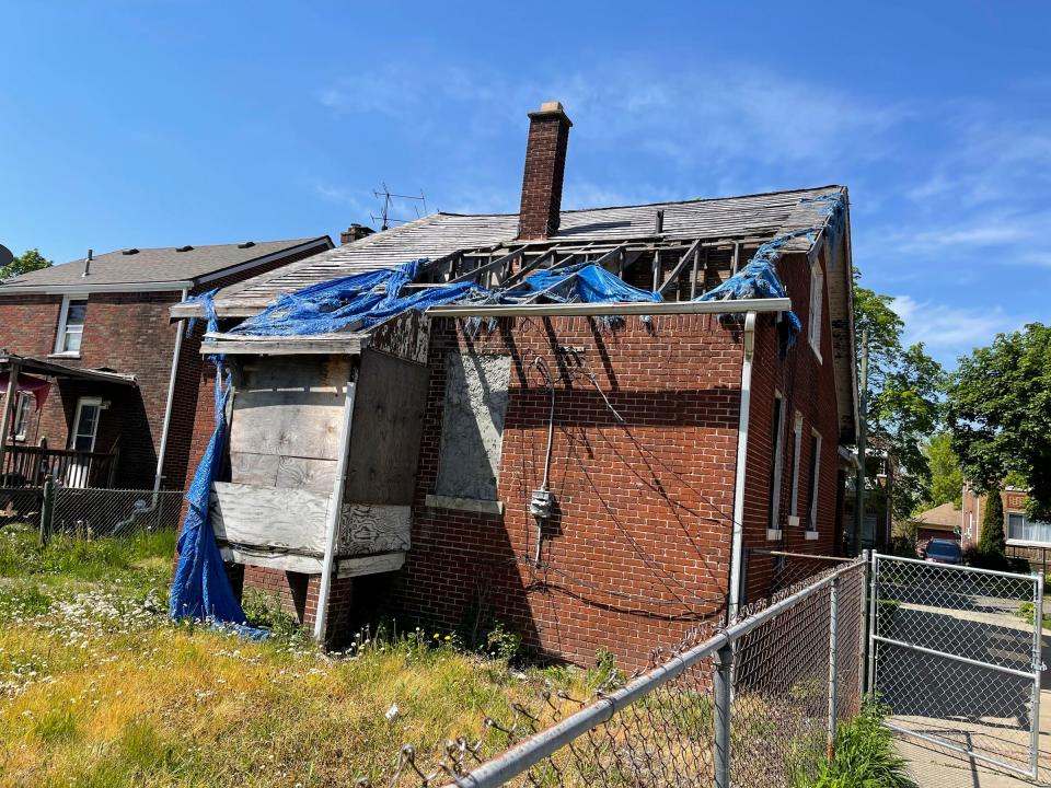 Georgia Taylor, 91, fought long and hard to have this abandoned house torn down in July 2021. The blighted home was next to her Detroit home and with the help of Detroit Free Press columnist M.L. Elrick the city finally removed the building. She now owns the lot that her great-grandkids can now play on.