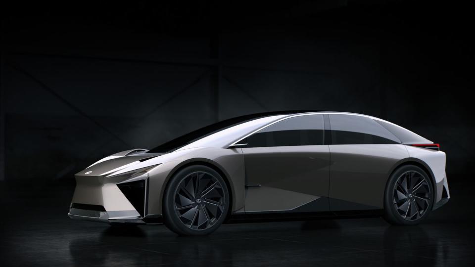 2026 lexus lfzc electric sedan concept