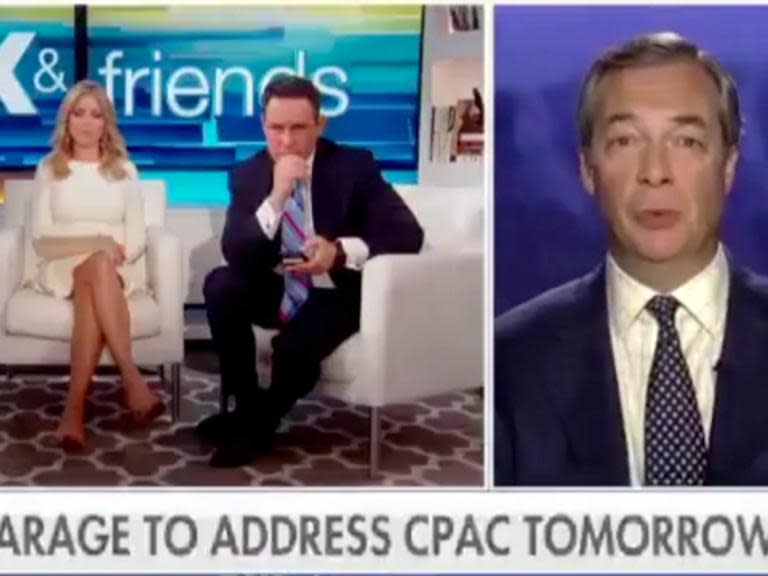 Nigel Farage says Donald Trump would be 'very welcome' in the UK