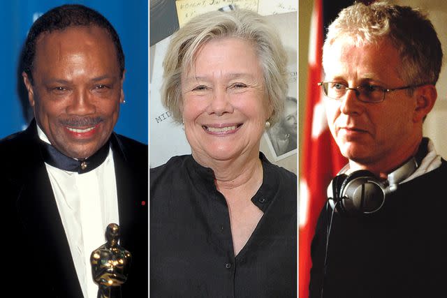 <p>Ron Galella, Ltd./Ron Galella Collection via Getty; Michael Loccisano/Getty; Universal/courtesy Everett Collection</p> Quincy Jones; Juliet Taylor; Richard Curtis