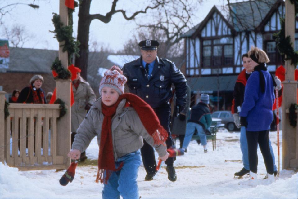 Macaulay Culkin as Kevin McCallister in "Home Alone".