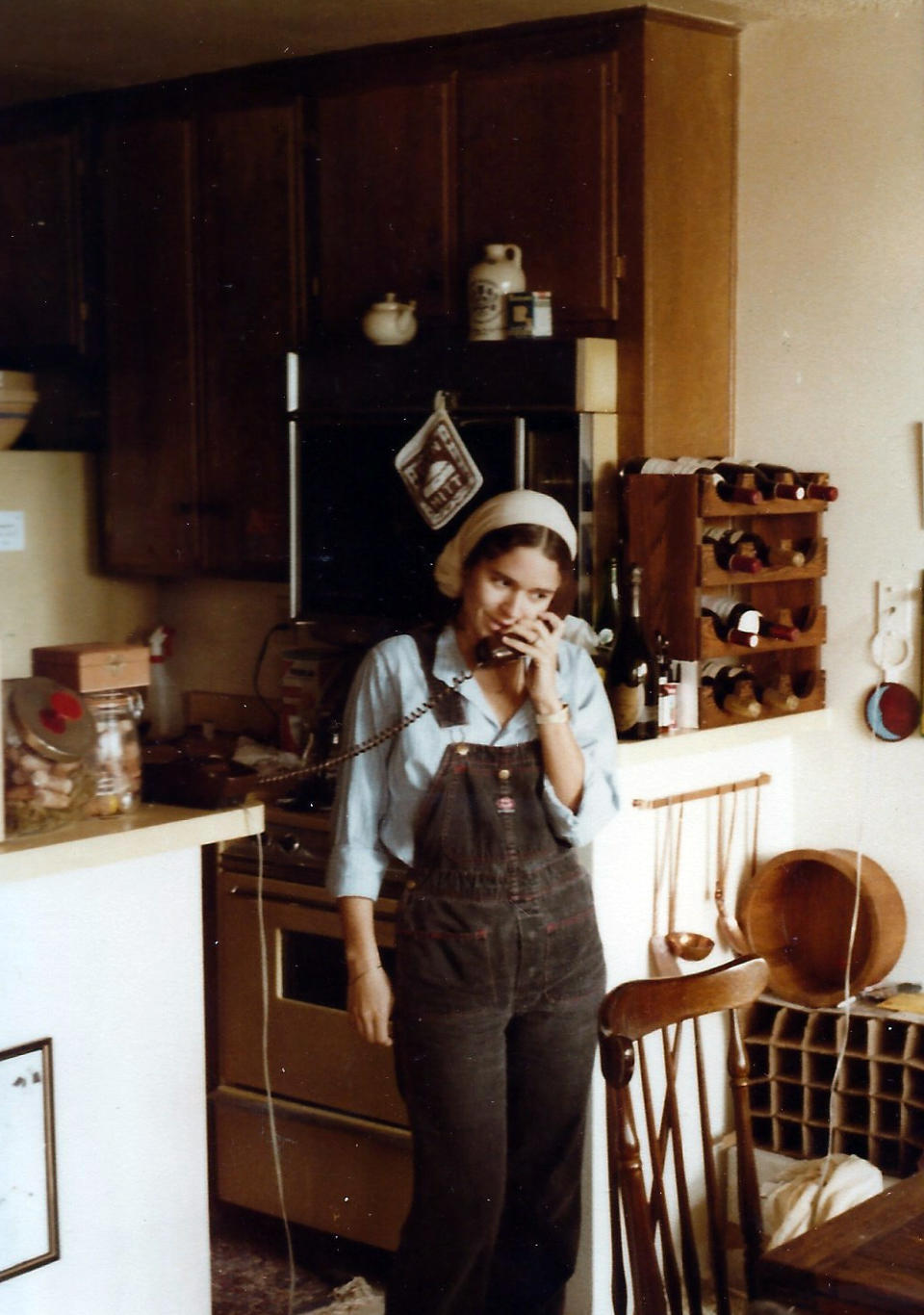 Larson in her signature braids and bandana in the 1970s. - Credit: Courtesy of Elsie May