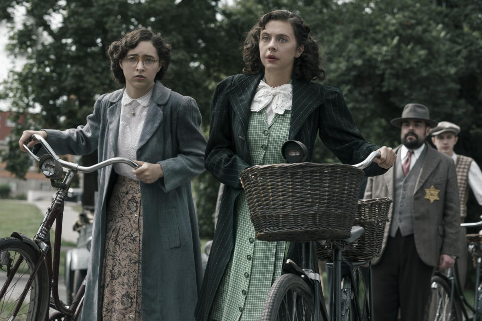 Ashley Brooke, left, and Bel Powley in <i>A Small Light</i><span class="copyright">Dusan Martincek—Disney</span>