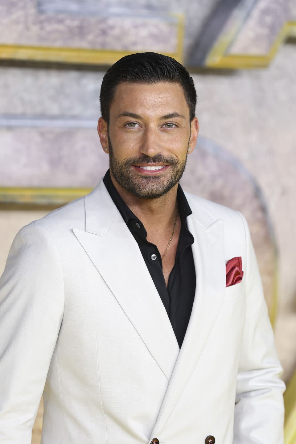 london, england october 18 giovanni pernice attends the uk premiere of black adam at cineworld leicester square on october 18, 2022 in london, england photo by mike marslandwireimage