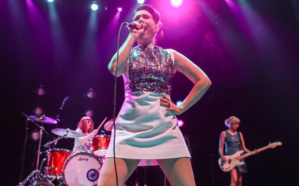 Bikini Kill, the feminist punk band, will perform Tuesday at the Backyard Stage at St. Augustine Amphitheatre.