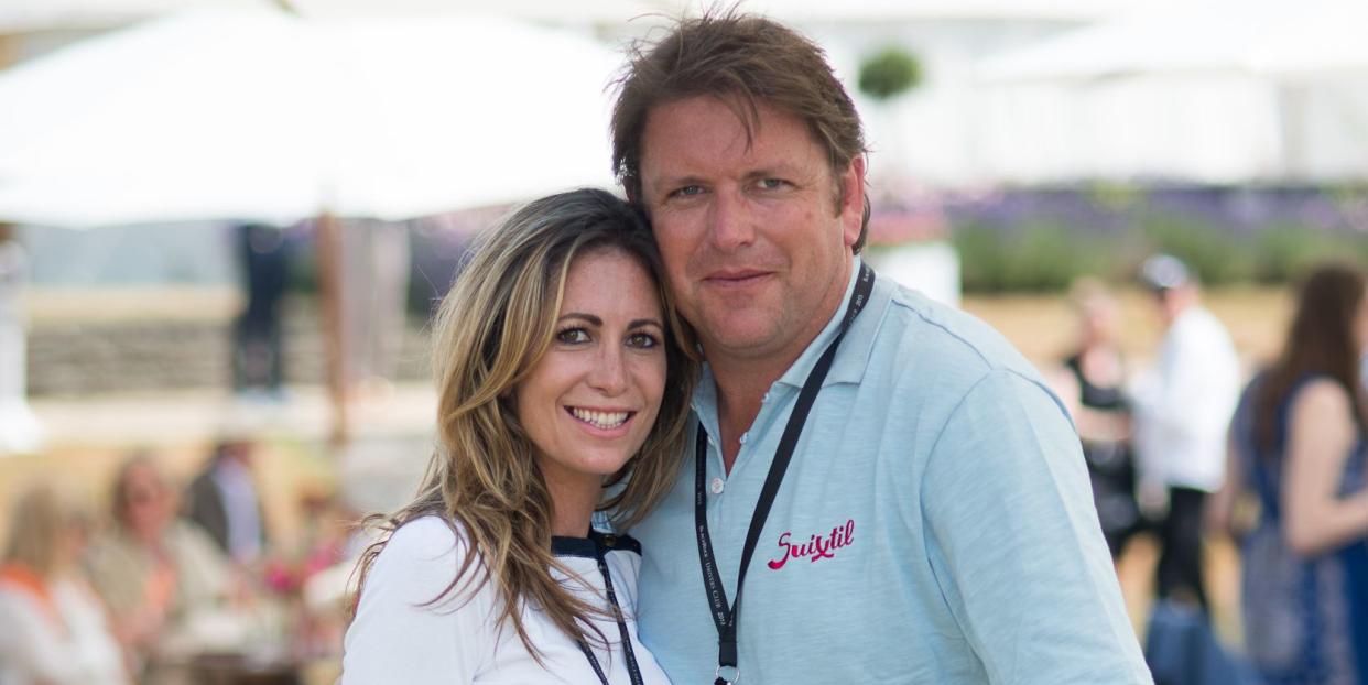 louise davies and james martin pictured in 2013