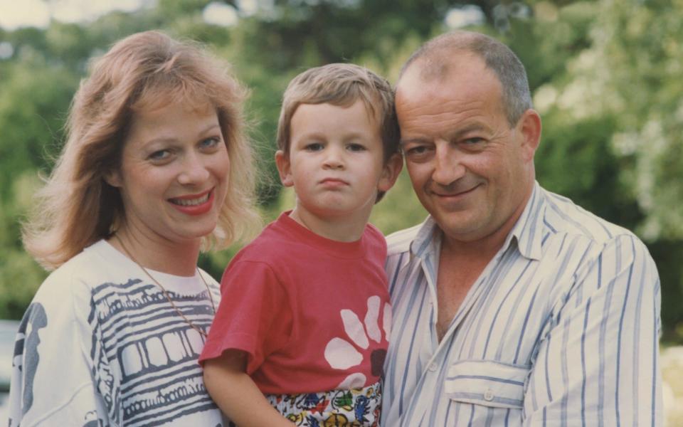 Denise Welch and husband Tim Healy with their son Matthew - NCJ Archive