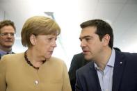 Merkel says still 'a lot to do' for Greek debt deal