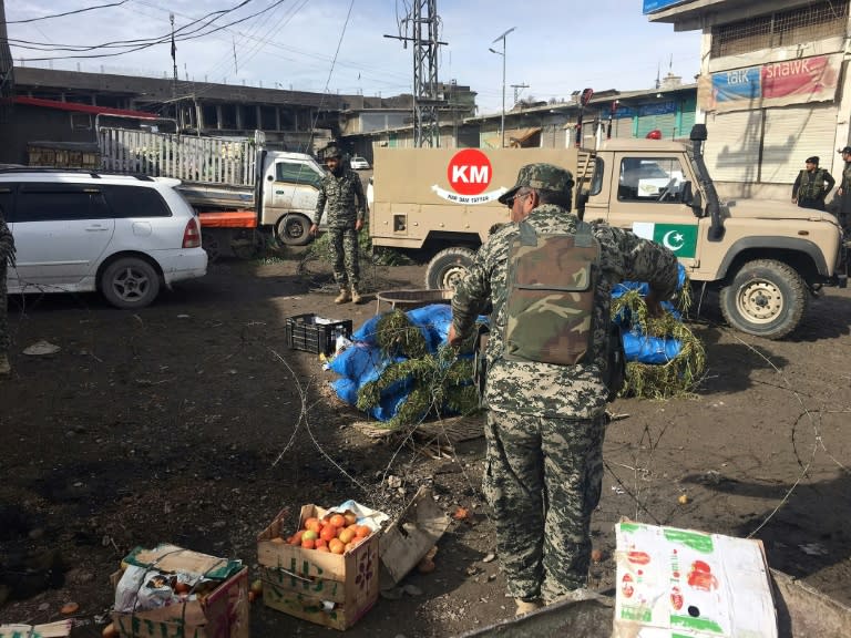 A bomb explodes in a vegetable market in the mostly Shiite city of Parachinar