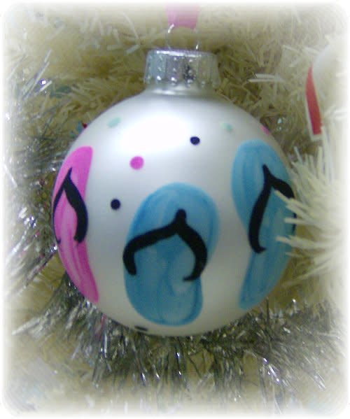 Flip Flop Ornament