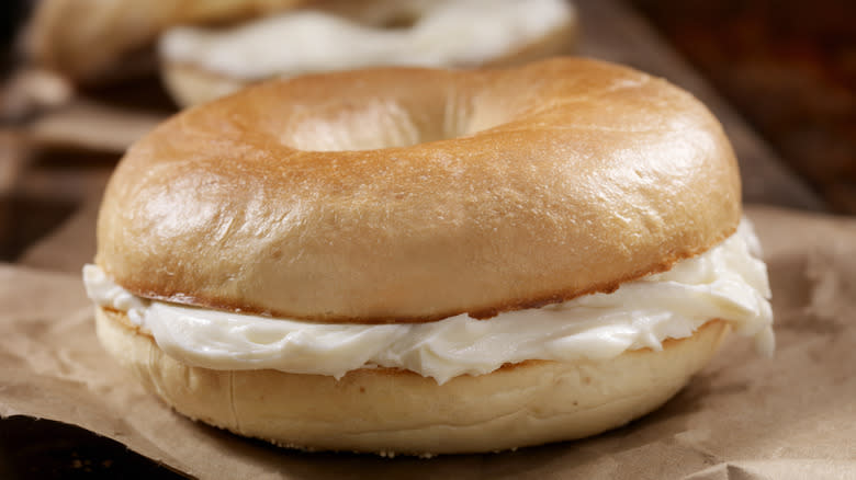 new york style bagel cream cheese