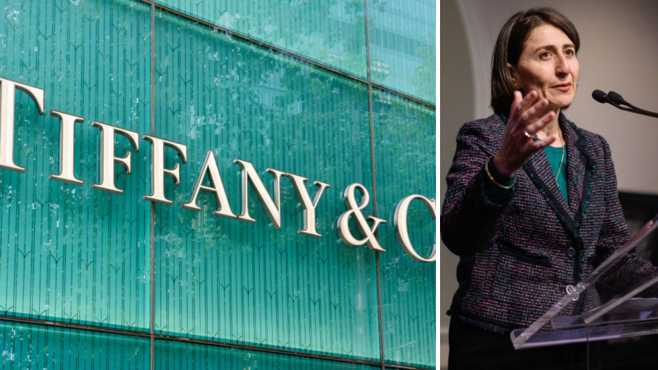 Tiffany & Co is suing Sydney metro for forcibly acquiring its iconic Martin Place office and store. Source: Getty