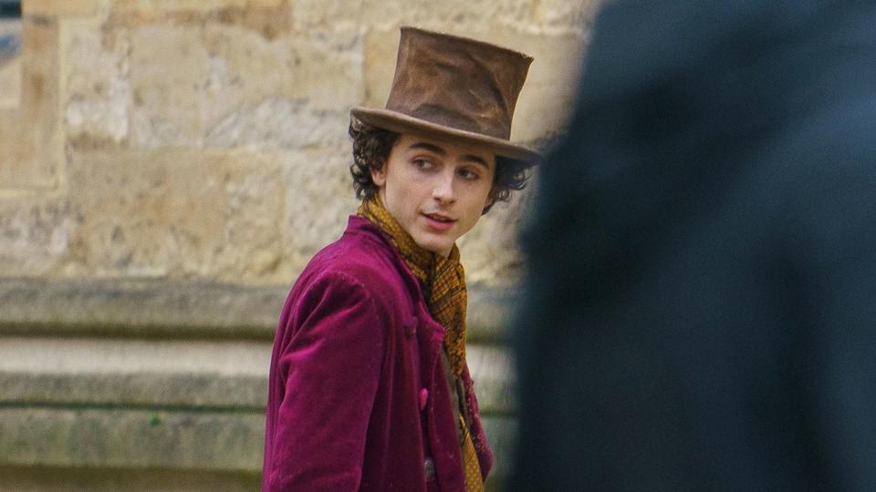 Timothée Chalamet films WONKA in Oxford