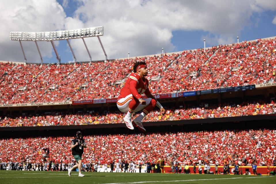 What magic will Mahomes and the Chiefs conjure tonight? (David Eulitt/Getty Images)