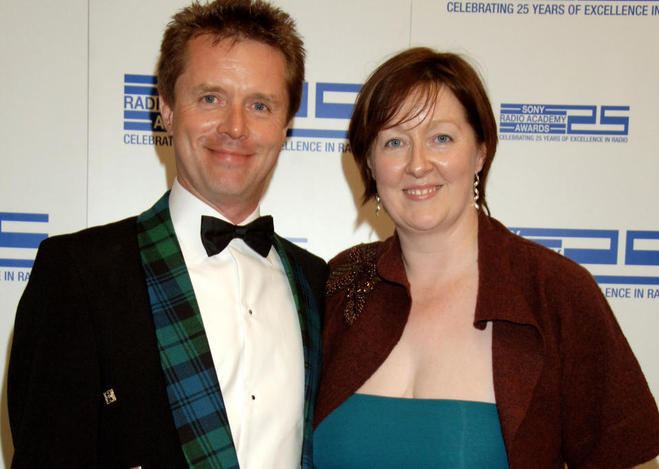 Nicky Campbell and Shelagh Fogarty at the Sony Radio Academy Awards 2007 (Getty Images)