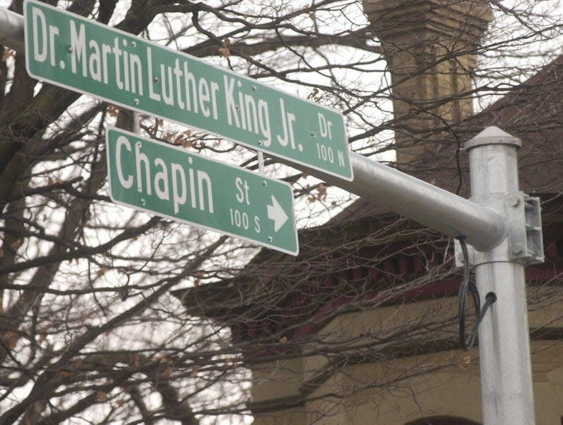 A portion of Chapin Street in South Bend was renamed Dr. Martin Luther King Jr. Drive in 2005. SBT File Photo/MICHELE IVES