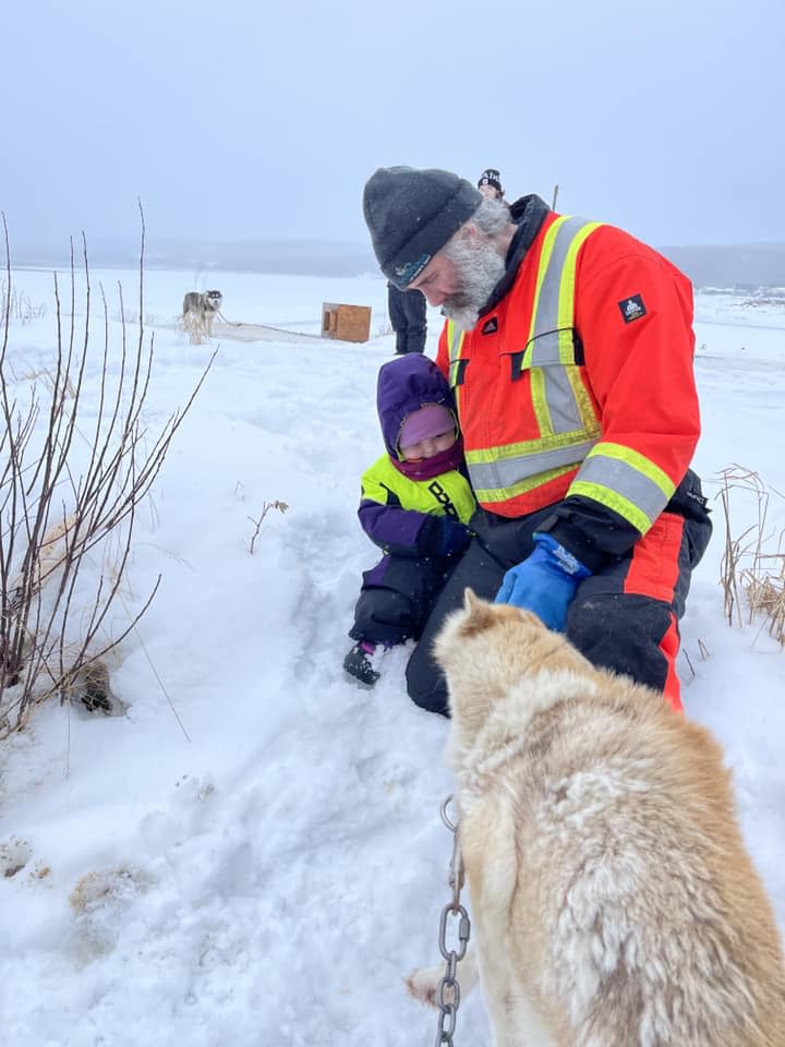 Dennis Burden owns traditional Labrador dog sled huskies that live outdoors, and races each year. Burden said it's sad to think about not passing on his traditions to his granddaughters.  