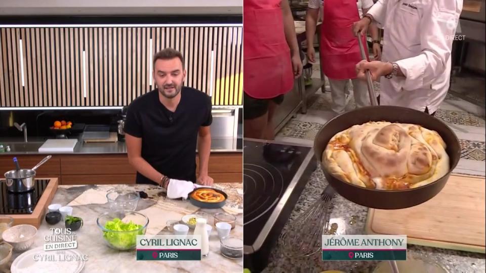 (c) Capture M6 / Tous en cuisine en direct avec Cyril Lignac