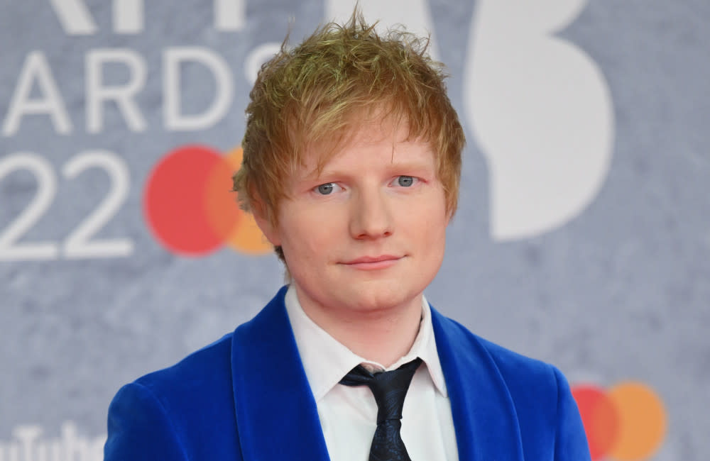 Ed Sheeran attends The BRIT Awards 2022 - Getty