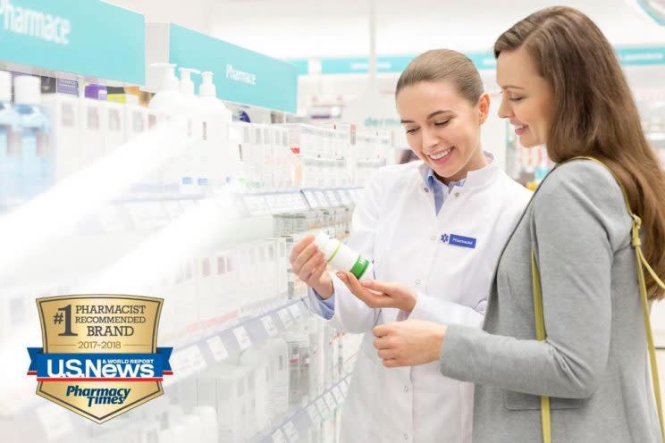 For more than 20 years, the industry trade publication Pharmacy Times has surveyed pharmacists nationwide to pinpoint their recommendations on a range of over-the-counter products. (GETTY IMAGES)