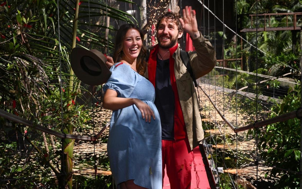 Seann Walsh is greeted by his girlfriend Grace after his eviction - James Gourley/ITV/Shutterstock