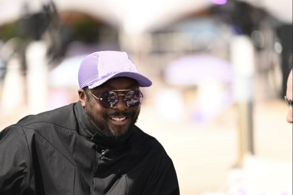 Will.i.am at Cannes. (Yahoo Finance)