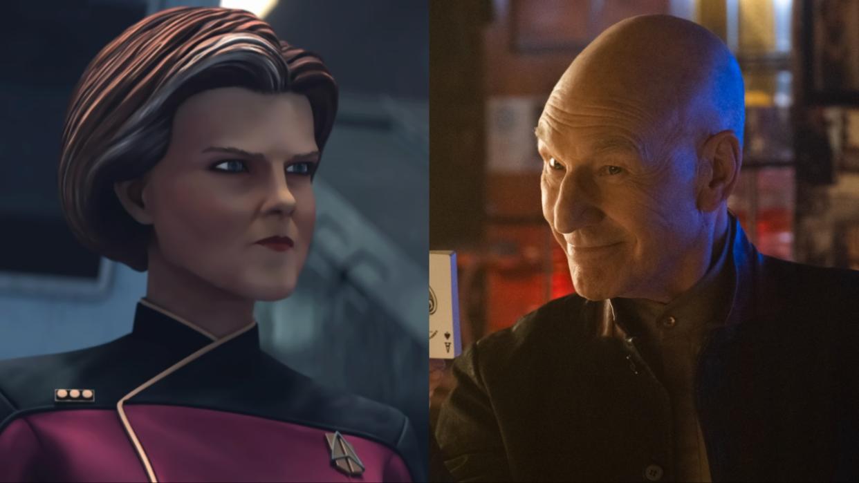  Janeway and Picard split image. 