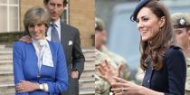 <p>Rather than give Diana a family piece, Prince Charles bought her sapphire and diamond ring from royal jeweller House of Garrard. "There's a very famous sapphire brooch which Queen Elizabeth wears regularly, passed down from Queen Victoria. That was the inspiration for the sapphire engagement ring that the Duchess of Cambridge wears," they told <a href="http://www.marieclaire.com/celebrity/a12794312/royal-jeweler-house-of-garrard-interview/" rel="nofollow noopener" target="_blank" data-ylk="slk:MarieClaire.com;elm:context_link;itc:0;sec:content-canvas" class="link ">MarieClaire.com</a> during an exclusive interview. "Prince Charles had always seen this beautiful sapphire brooch of his mother's, which House of Garrard had created. When he went to House of Garrard he saw that ring, and thought it was perfect."</p><p>Prince William eventually gave Diana's ring to his wife, Kate Middleton. </p>