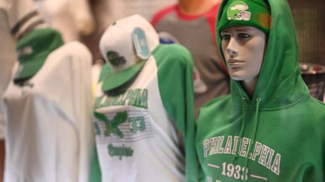 After dozens of Eagles fans received lopsided kelly green gear