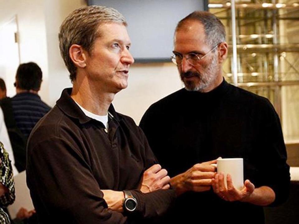 tim cook steve jobs