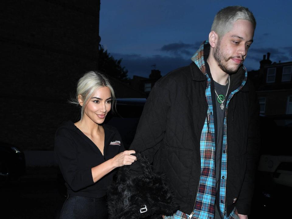 Kim Kardashian, Pete Davidson in London