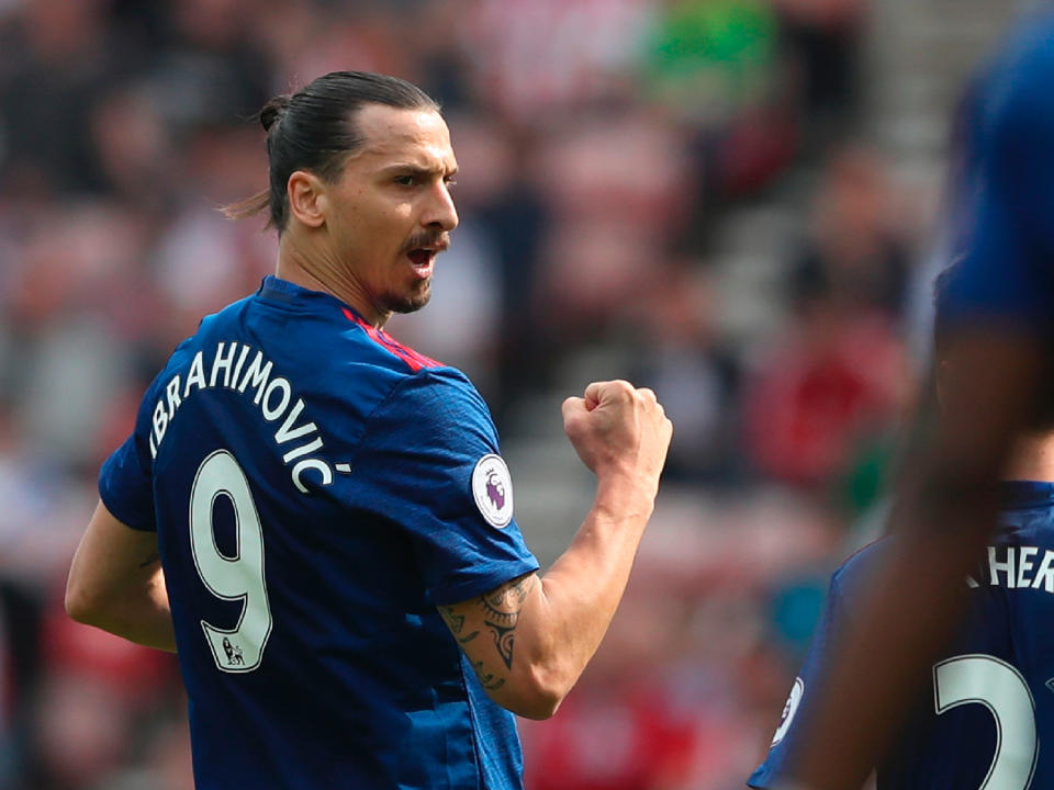 Zlatan Ibrahimovic has enjoyed a successful first season in English football: Getty