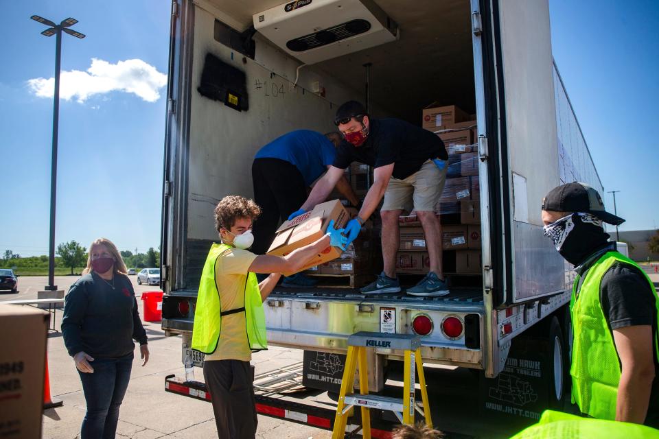 Central Iowa food pantries have reported record use in the past year.