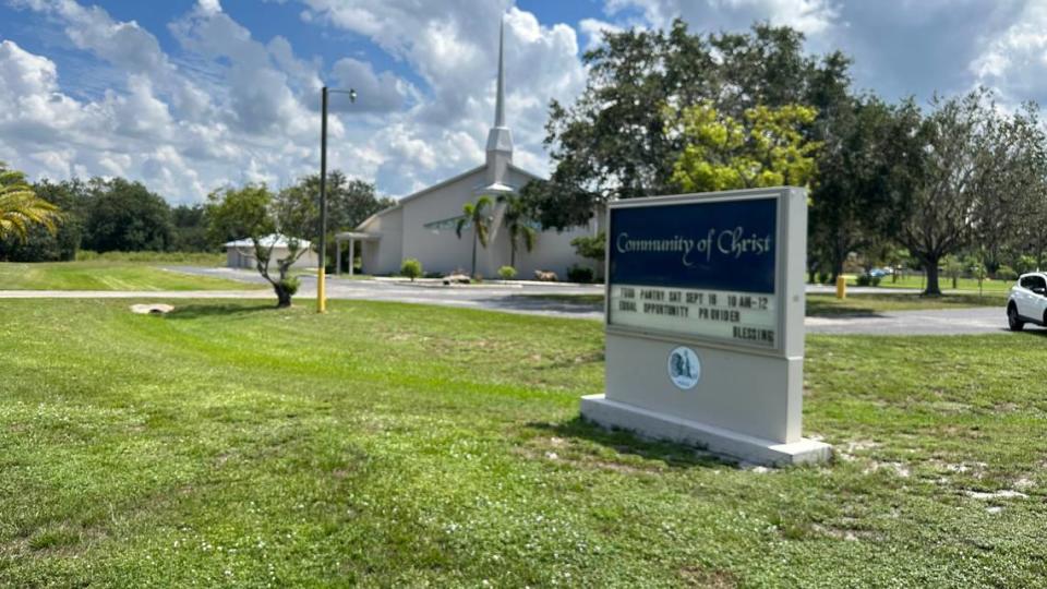 The planned Creekside Village apartments property is just to the east of Community of Christ Church, 5817 33rd St. E., Bradenton.