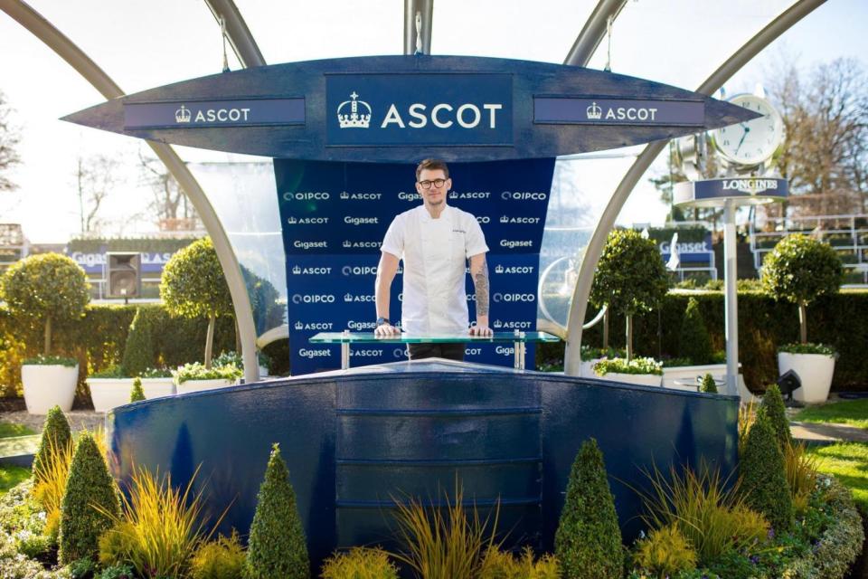 Adam will be cooking at Ascot this year