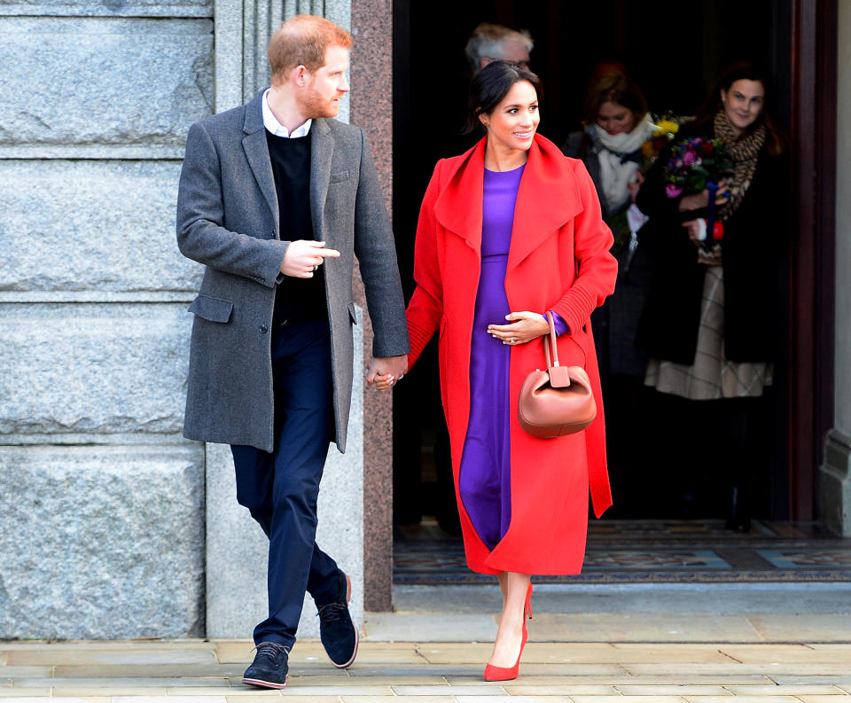 Harry and Meghan in Birkenhead on Monday [Photo: Getty]