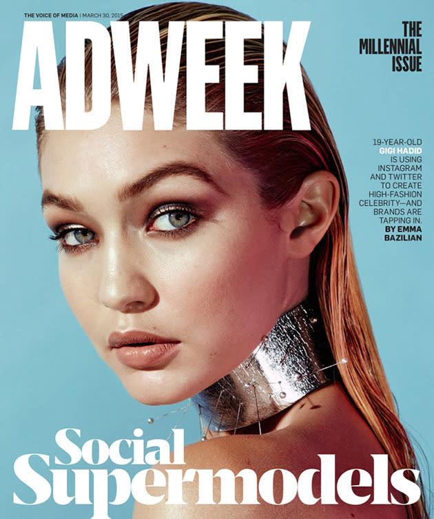 Gigi Hadid. Photo courtesy of AdWeek.