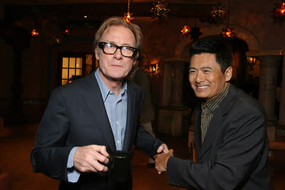 Bill Nighy and Chow Yun-Fat at the Disneyland premiere of Walt Disney Pictures' Pirates of the Caribbean: At World's End