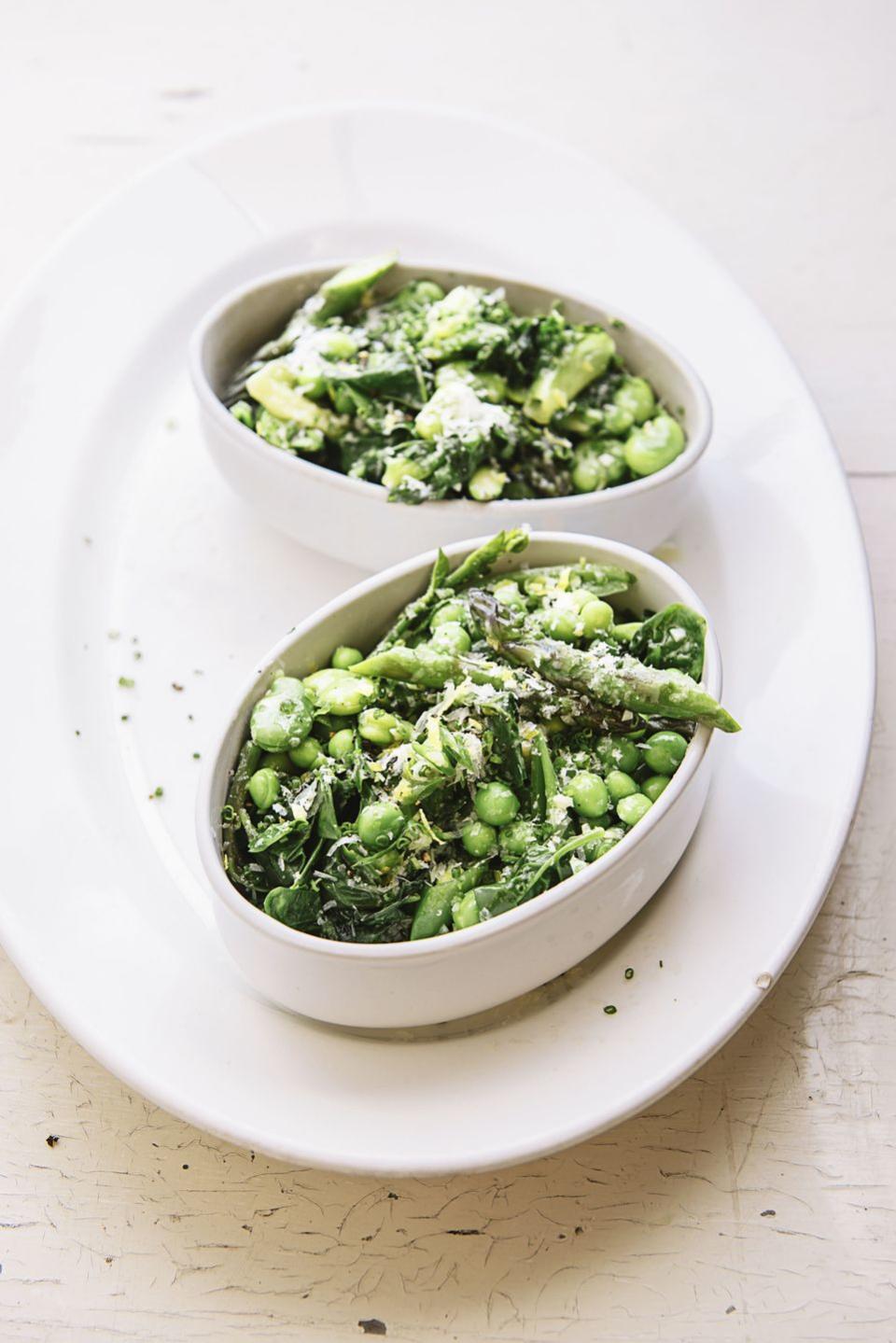 Quick-Braised Spring Vegetables