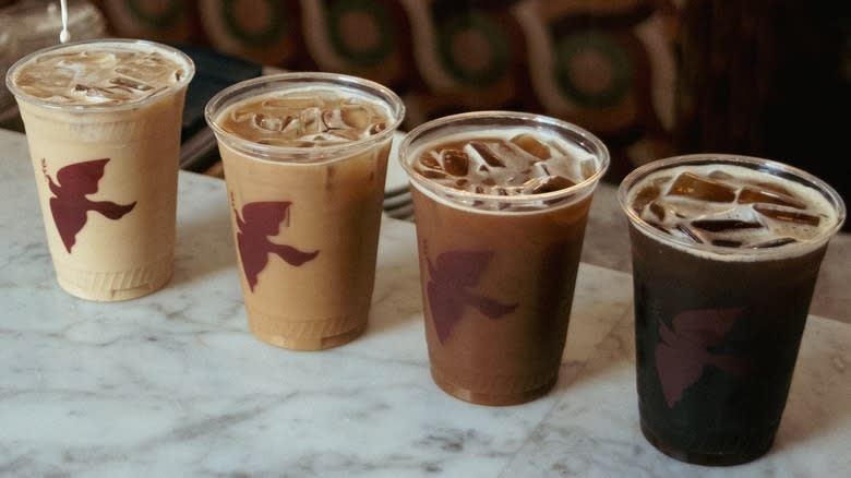 La Colombe's various iced coffees