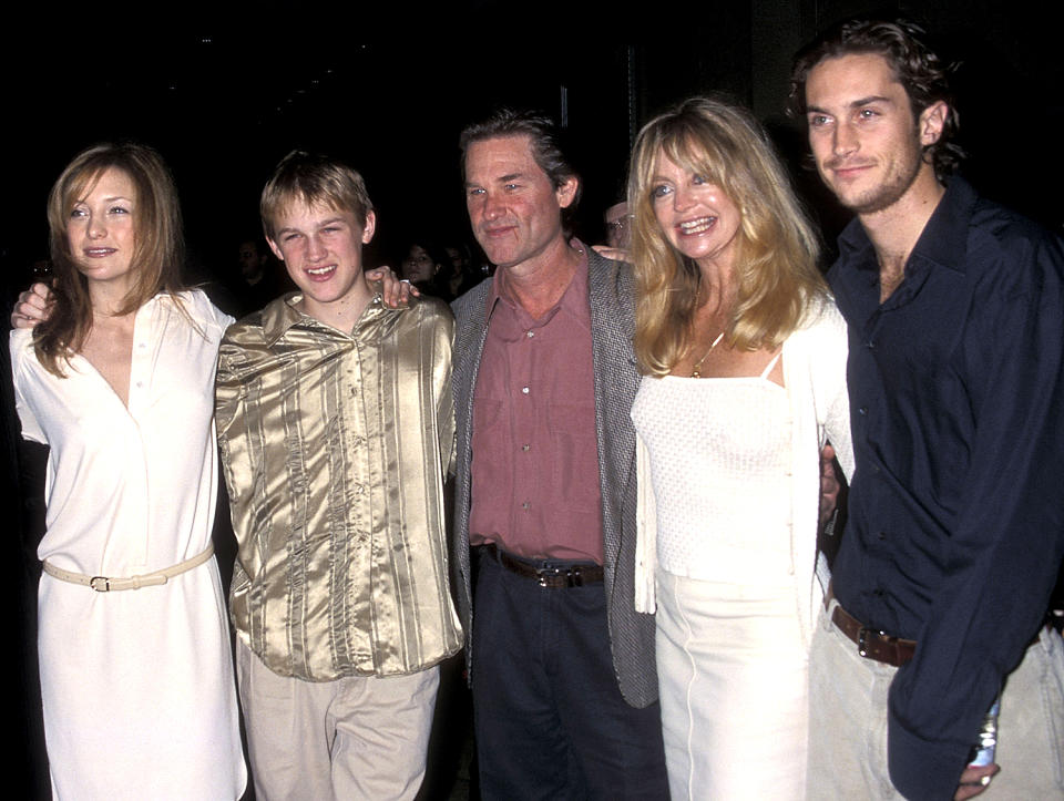 Kate Hudson, Oliver Hudson, Wyatt Russell & Kurt Russell