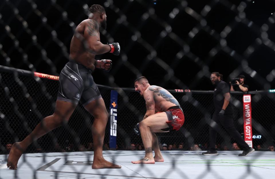 Aspinall injured his knee early in his fight with Curtis Blaydes in July (Getty Images)