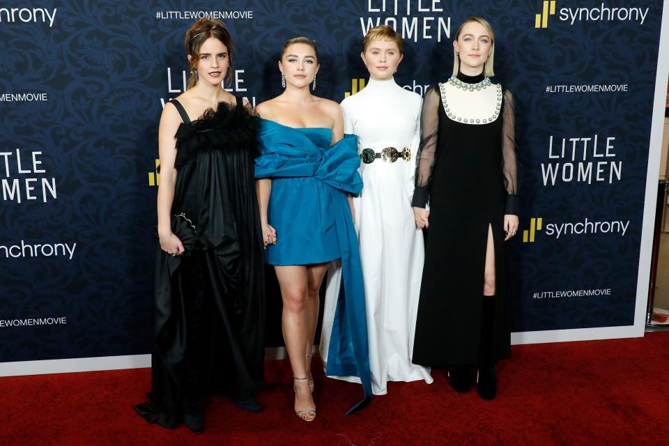 Little Women cast on the red carpet