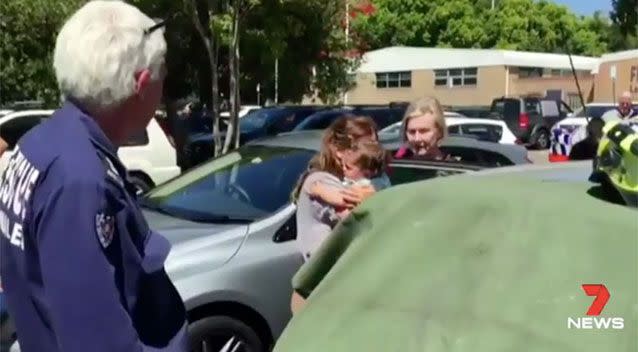 A baby was rescued from a hot car in Five Dock. Source: 7News