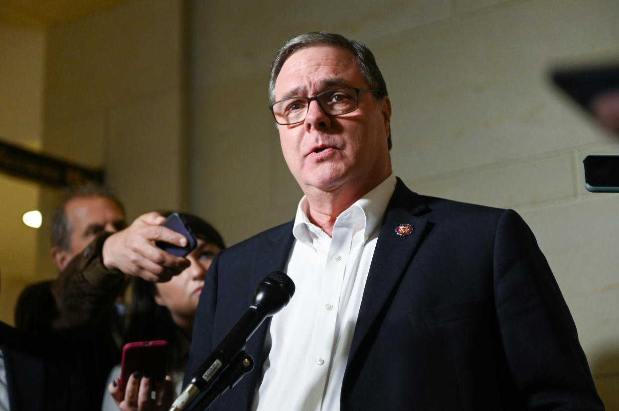 Rep. Denny Heck (D-Wash.) speaks with reporters in Washington, Oct. 11, 2019.&nbsp; (Photo: Erin Scott / Reuters)