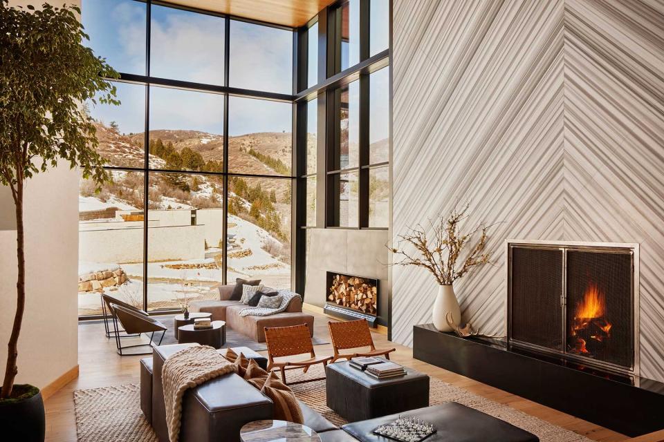 Lobby at The Lodge at Blue Sky, Auberge Resorts Collection